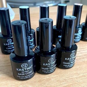 KASTINY Soak Off Gel Nail Polish Bundle